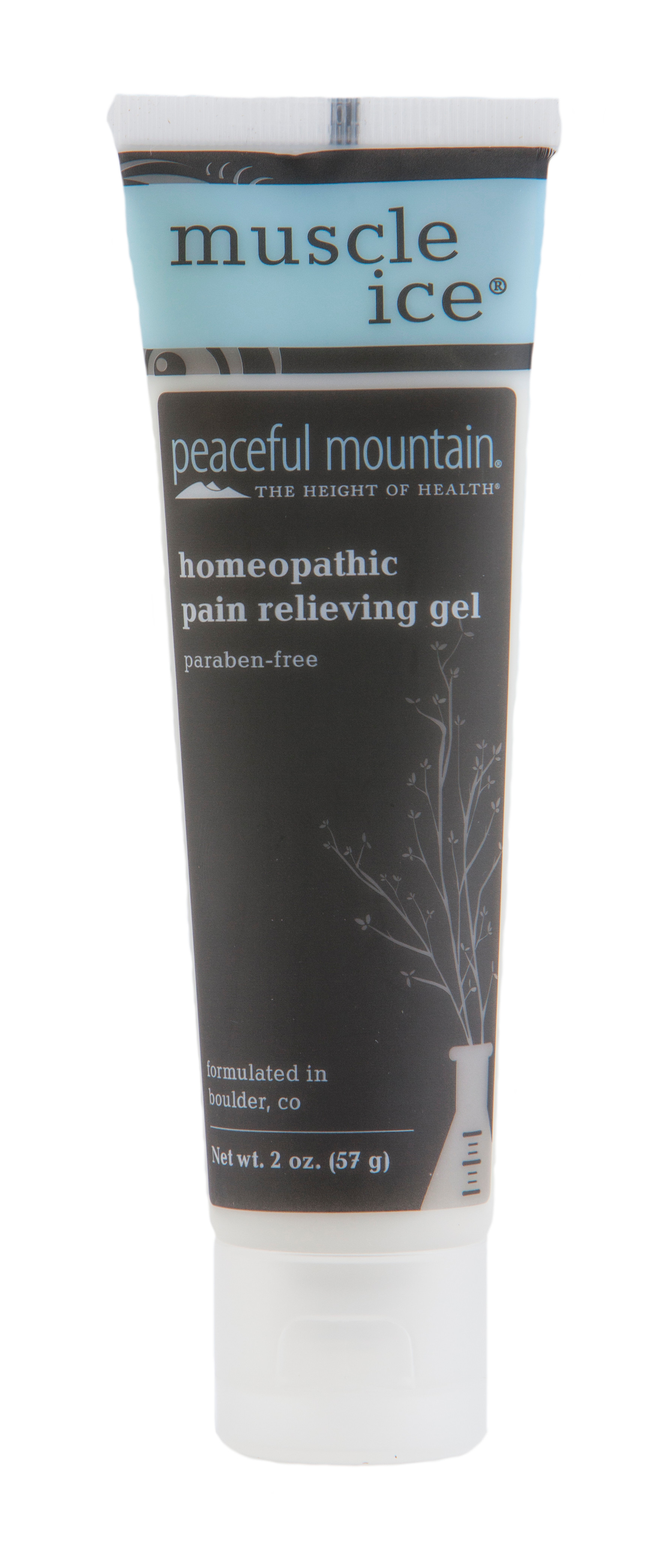 Muscle Ice homeopathic relieving gel by Peaceful Mountain