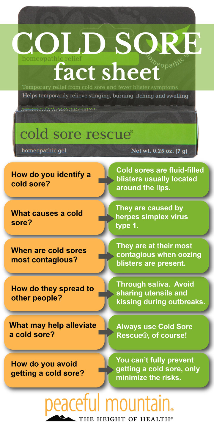 cold sore facts