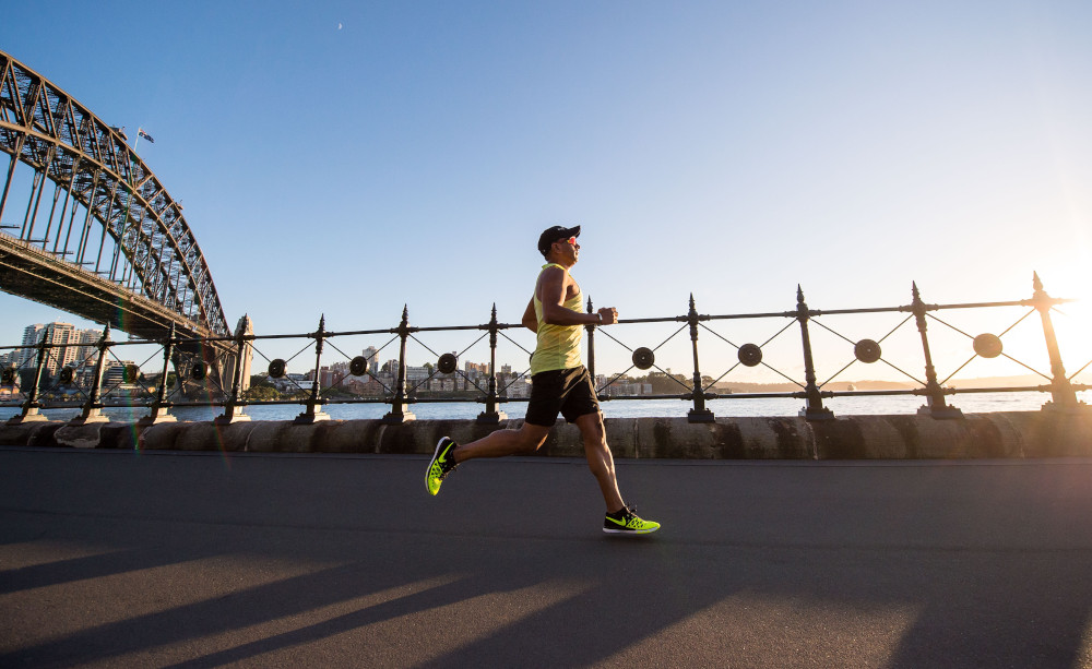 man running