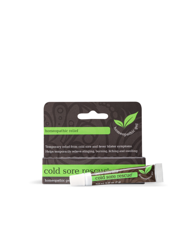 Cold Sore Rescue homeopathic gel by Peaceful Mountain